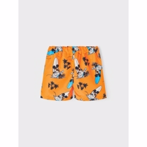 NAME IT Mickey Mouse Badeshorts Malak Orange